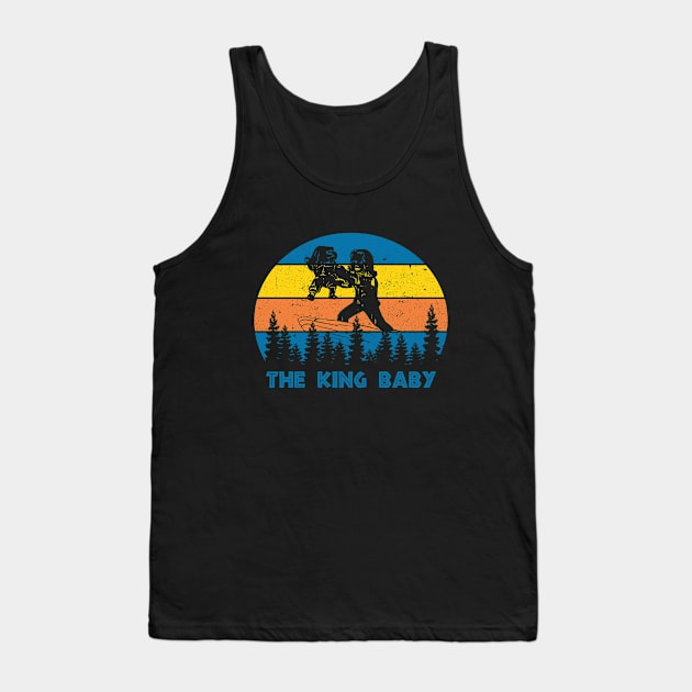 Retro The King Baby Tank Top by Symmetry Stunning Portrait